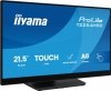 IIYAMA Monitor 21.5 cala T2254MSC-B2AG  POJ.10PKT., IPS, POWŁOKA AG, 300cd, FHD,  HDMI, DP, 2xUSB, 7H